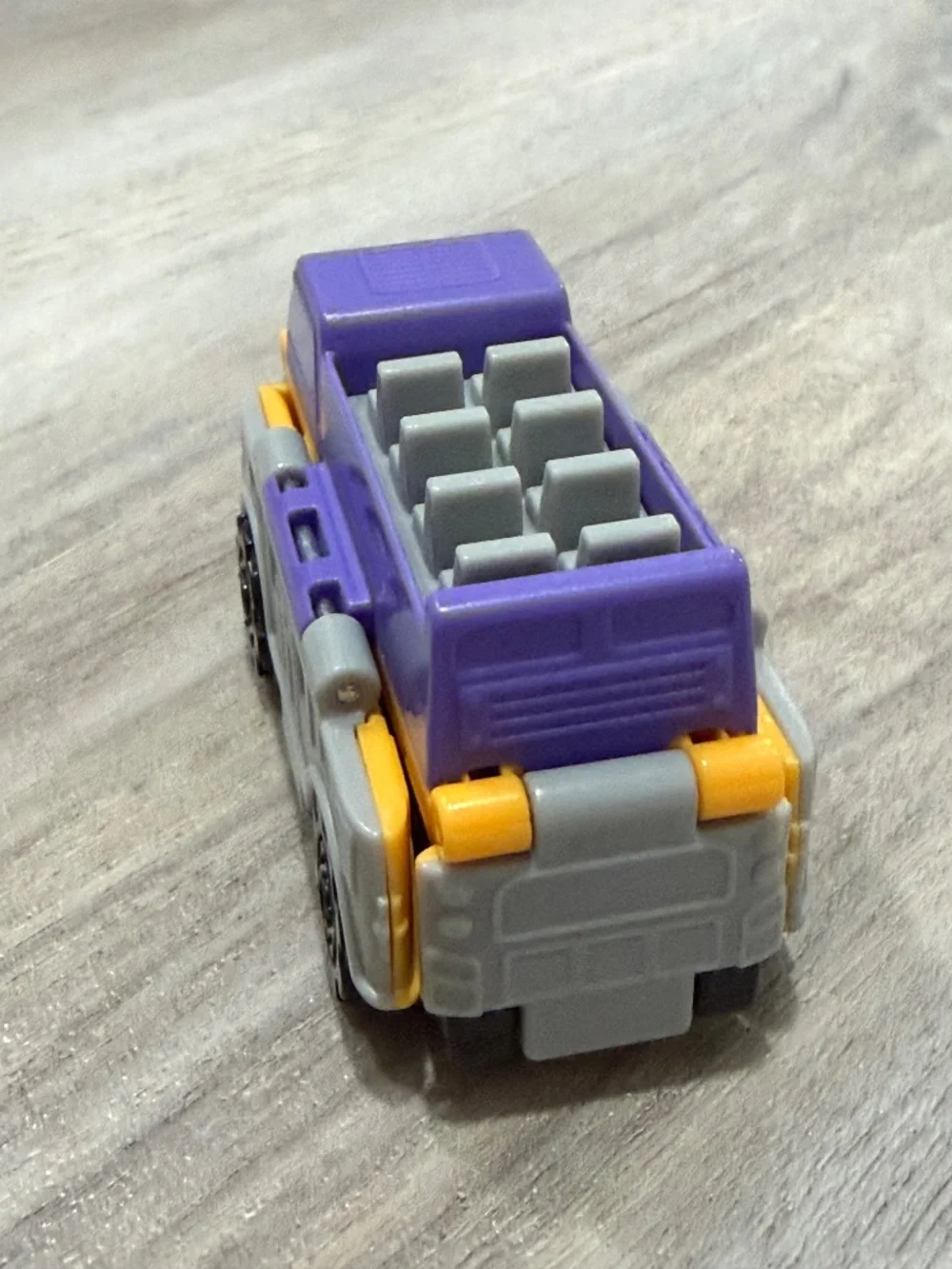 TransRacers 2-in-1 Flip Transforming Double Decker Bus Toy Vehicle